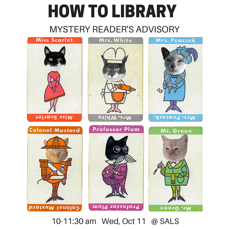 A Clue Character card where the people's heads have been replaced by cats.